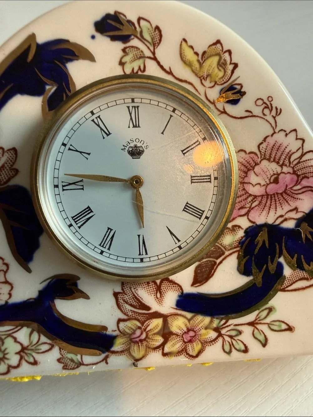 Blue Mandalay Mantel Clock